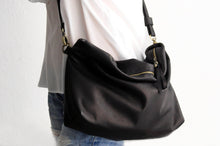 Load image into Gallery viewer, Leather cross-boby bag / SHOULDER BAG made of italian leather. Silvie leather shoulder bag