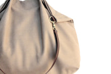 Load image into Gallery viewer, Weekend bag, leather bag, made of very soft italian leather. Personalized with name.