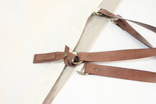 Load image into Gallery viewer, Olivia TOTE bag, Shopping bag made of canvas and italian leather, personalized with your name