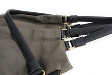 Load image into Gallery viewer, Susy Leather shoulder bag made of italian leather dark grey personalized with your initials