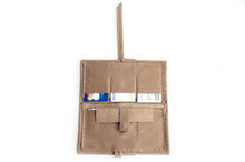 Load image into Gallery viewer, Wallet Cris, leather wallet color light brown, taupe leather wallet for women. Cris LEATHER WALLET