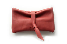 Load image into Gallery viewer, Camy Phone case, eyeglasses holder, pencil case made of italian leather, red