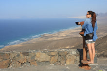 Load image into Gallery viewer, Leather CROSSBODY bag made of italian leather  color black or red. Sofia leather crossbody bag