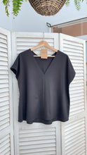 Load image into Gallery viewer, Black blouse, shirt beGenuine