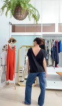 Load image into Gallery viewer, Black blouse, shirt beGenuine