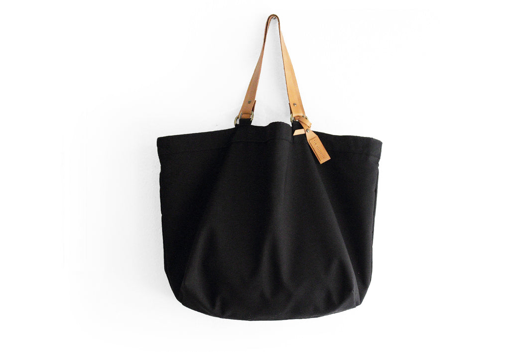 Olivia TOTE bag, Shopping bag, Shopper made of canvas and italian leather personalized with name