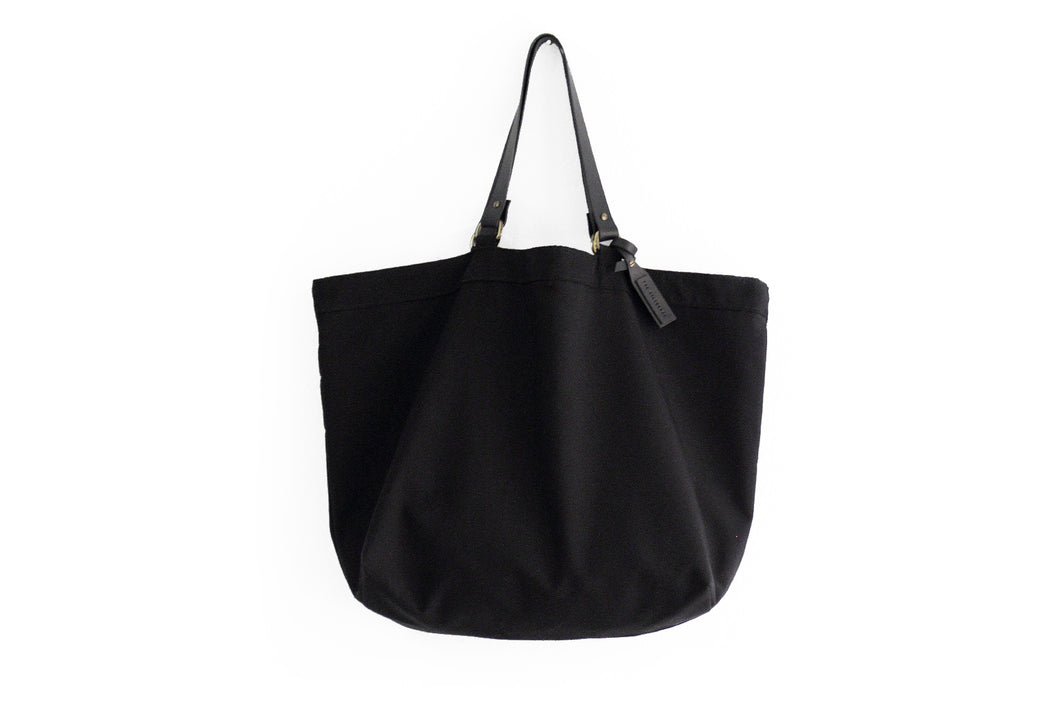 Olivia TOTE bag, Shopping bag, Shopper bag made of canvas and italian leather personalized with name