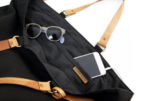 Load image into Gallery viewer, Olivia TOTE bag, Shopping bag, Shopper made of canvas and italian leather personalized with name