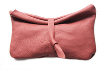 Load image into Gallery viewer, Red Leather clutch bag - Clutch CRIS, very soft leather / nappa bag, red