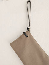 Load image into Gallery viewer, Canvas and Leather clutch bag and crossbody bag, ADA clutch