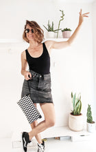 Load image into Gallery viewer, ADA clutch IN LIMITED EDITION: black and white