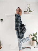 Load image into Gallery viewer, Leather CROSS-BODY bag made of italian leather.  Rose Bag