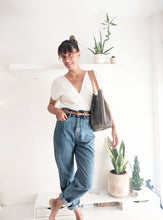 Load image into Gallery viewer, TOTE bag made entirely of Italian leather. Amelie bag