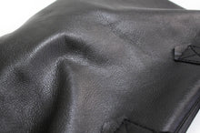 Load image into Gallery viewer, Silvie Leather crossbody bag with handles made of italian leather, black.