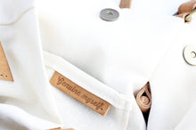 Load image into Gallery viewer, TOTE bag and HAND bag made of soft nubuck leather, canvas and italian leather. Emma bag