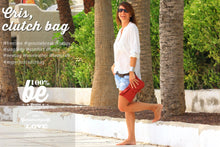 Load image into Gallery viewer, Red Leather clutch bag - Clutch CRIS, very soft leather / nappa bag, red