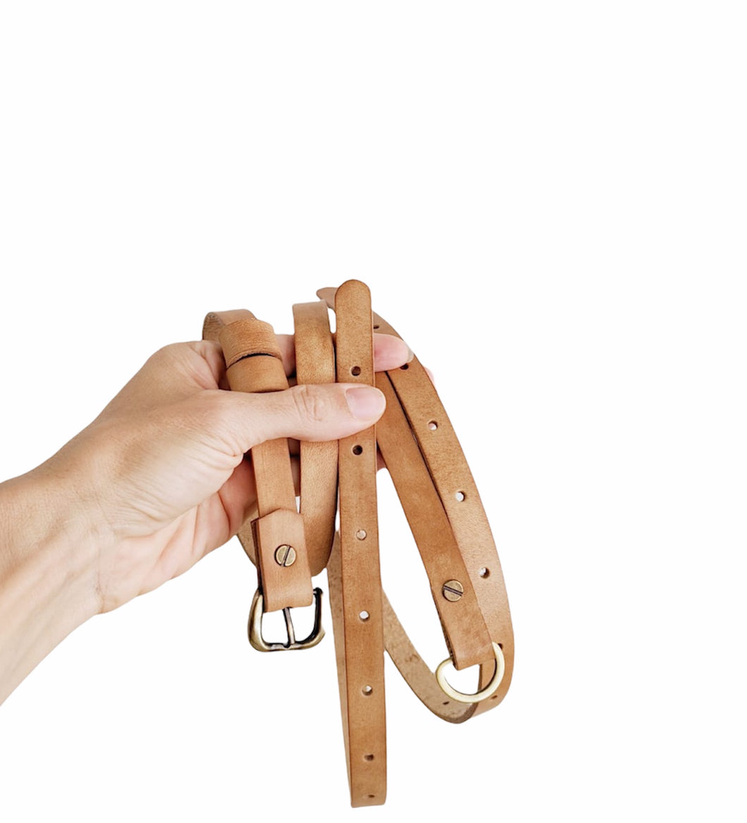 Leather belt: Beatrice belt